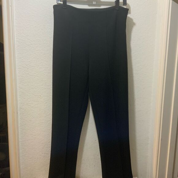 Lisa Perry New York Wide Leg Pants Size Black Women’s 100% wool size 12 - Picture 3 of 7